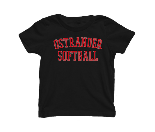 Ostrander Classic Softball Toddler & Youth Short Sleeve T-shirt