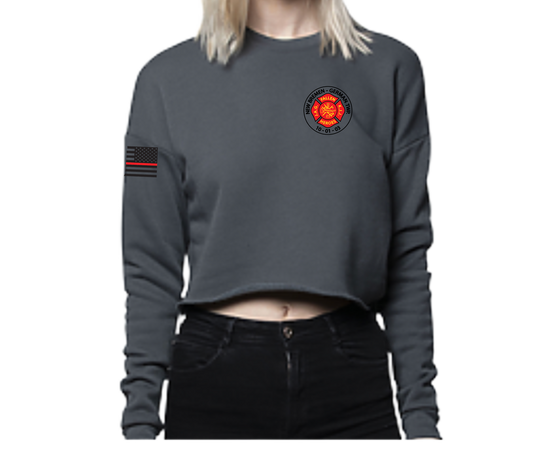 FAMILY Women's Crop Crew Sweatshirt