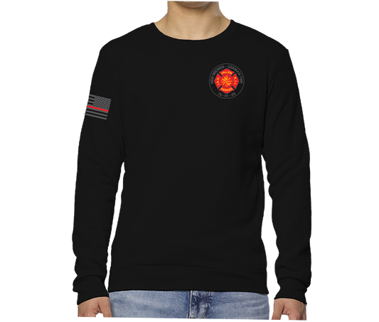 NBFD Unisex Crew Sweatshirt Black (Members Only)
