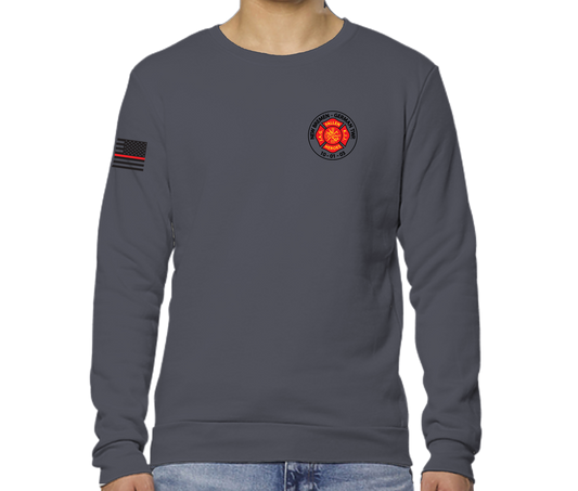 NBFD Unisex Crew Sweatshirt Charcoal (Members Only)