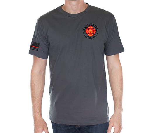 NBFD Short Sleeve Unisex T-shirt Charcoal (Members Only)