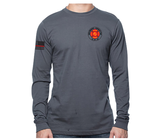 NBFD Long Sleeve Unisex T-shirt Charcoal (Members Only)