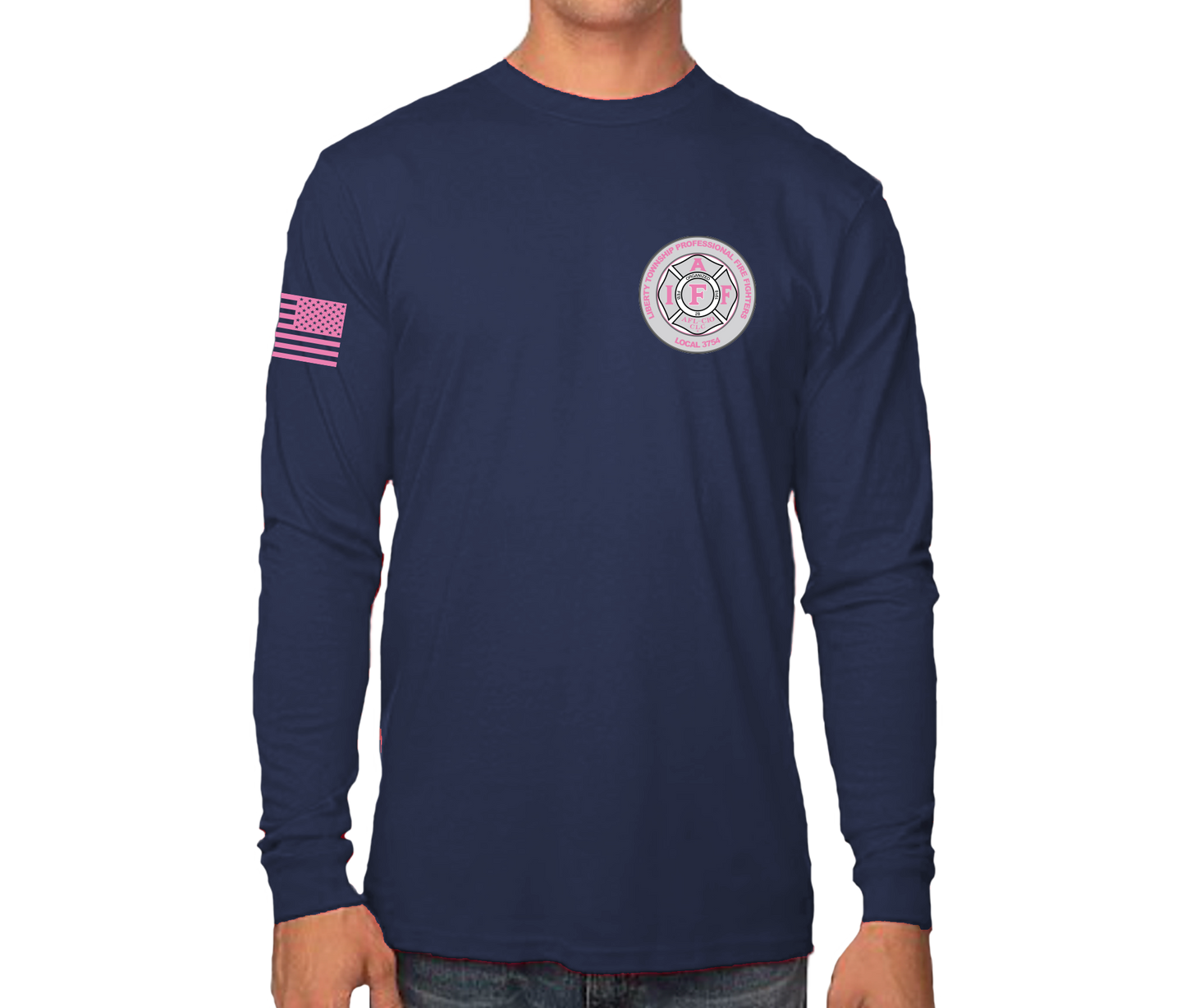 Liberty PINK Fightin' 320 Long Sleeve Unisex T-shirt