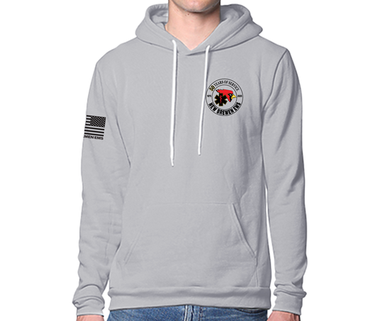 NBEMS 50th Unisex Hoodie Silver (Members Only)