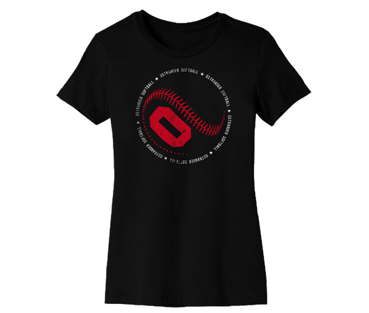O Baseball Women's Short Sleeve Tee