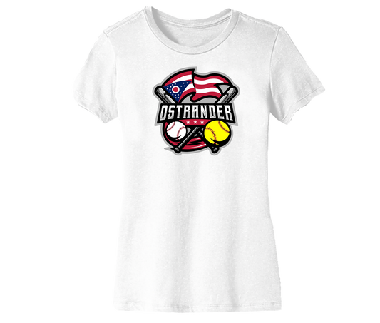 Ostrander Baseball/Softball 2024 Official Logo Women's Short Sleeve Tee