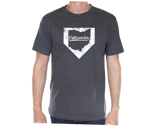Ostrander OH Home Plate Unisex Short Sleeve Tee