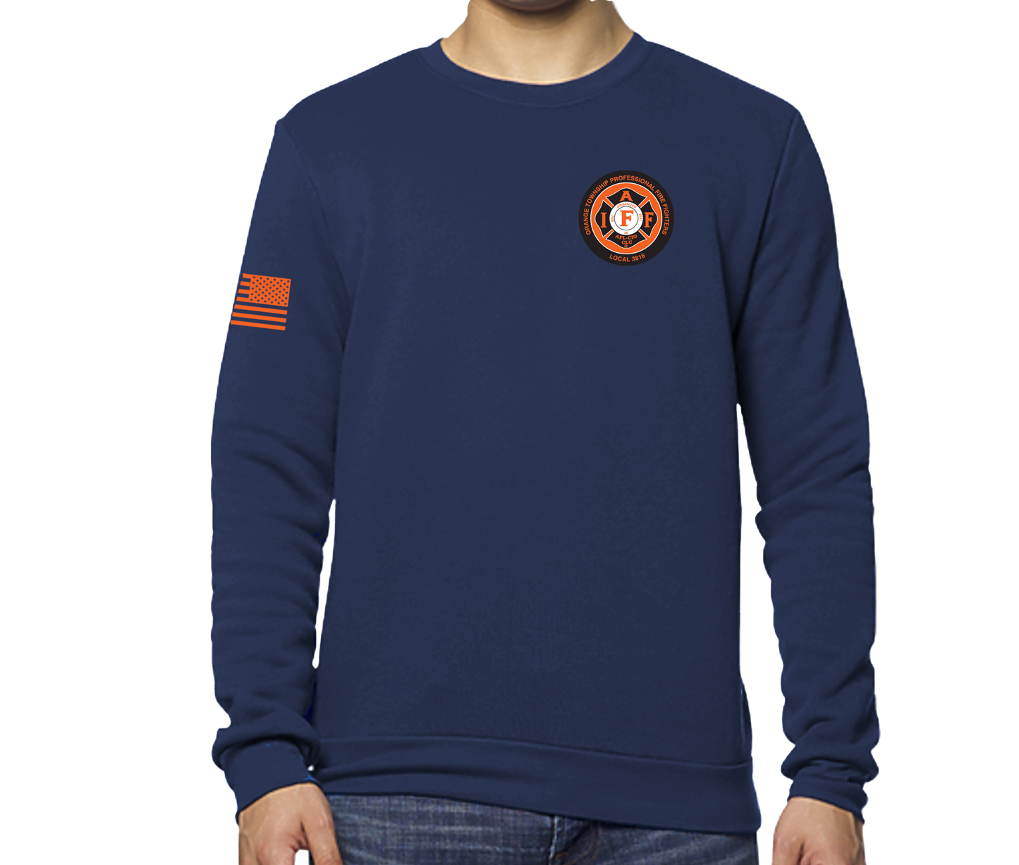Orange 362 Unisex Crew Sweatshirt