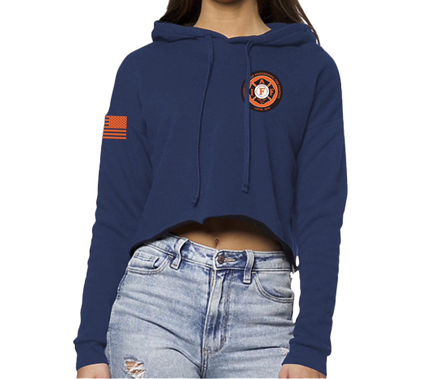 OTFD Engine 362 Women's Crop Hoodie