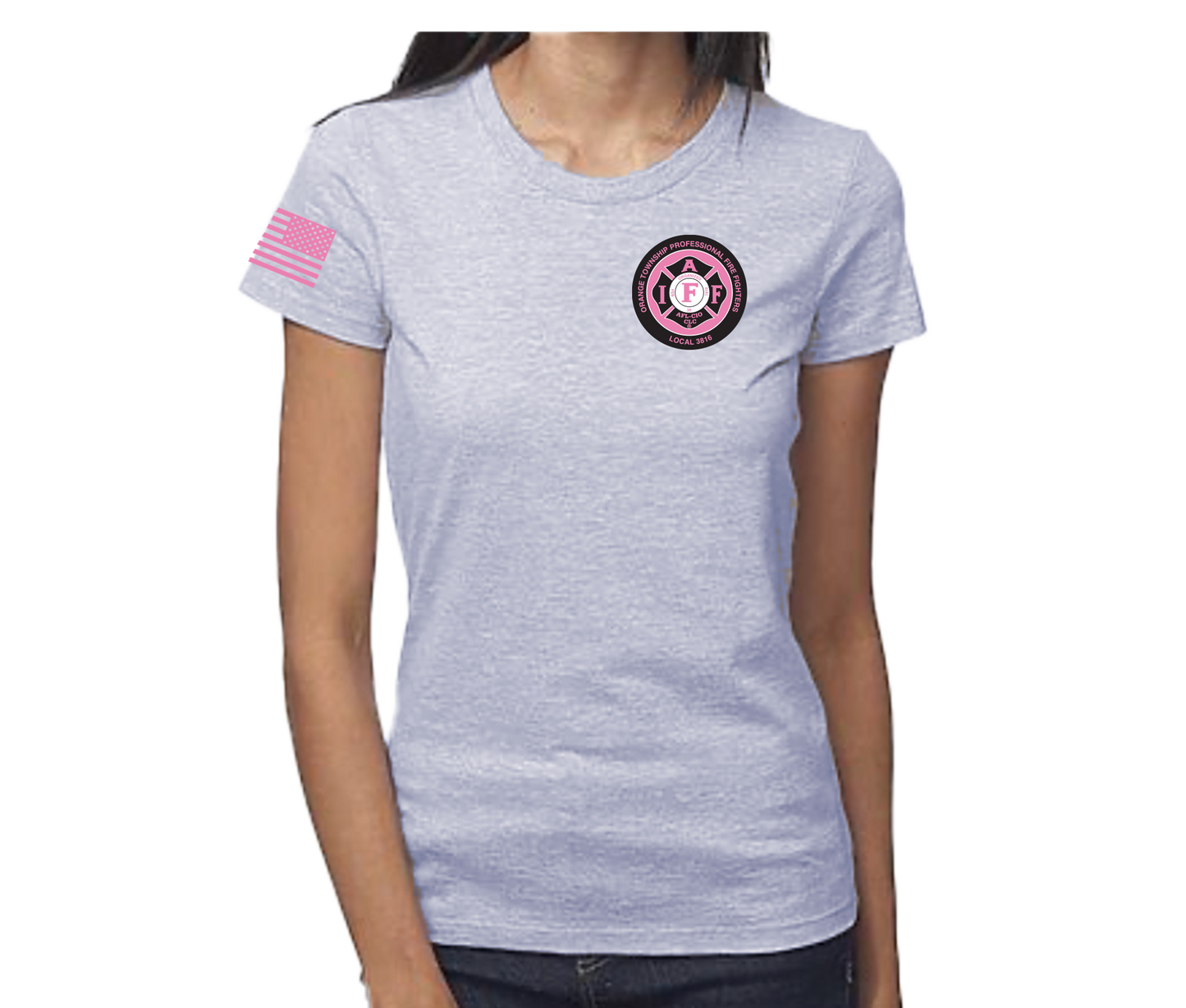 Orange 362 PINK Women's Short Sleeve Tee