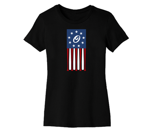 Ostrander Flag Women's Short Sleeve Tee