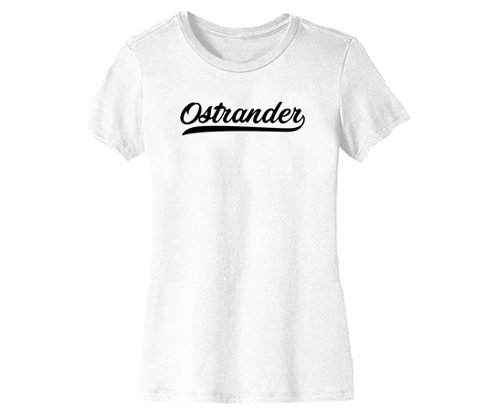 Ostrander Script Women's Short Sleeve Tee