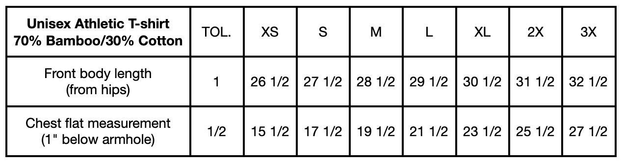 NKFD Unisex Athletic T-shirt Black (Members Only)