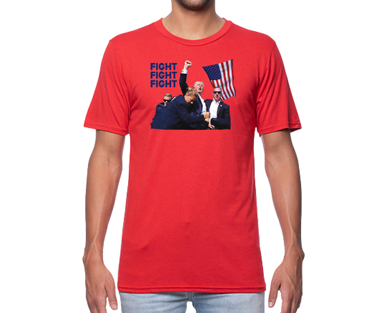 Fight Fight Fight Trump Unisex Short Sleeve T-shirt