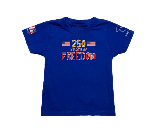 250 Years of Freedom Short Sleeve Toddler & Youth T-shirt
