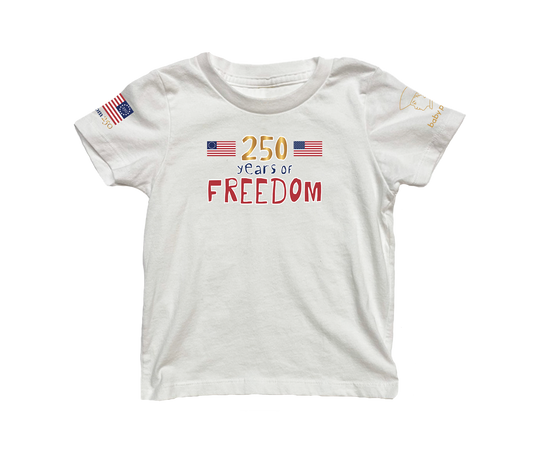 250 Years of Freedom Short Sleeve Toddler & Youth T-shirt