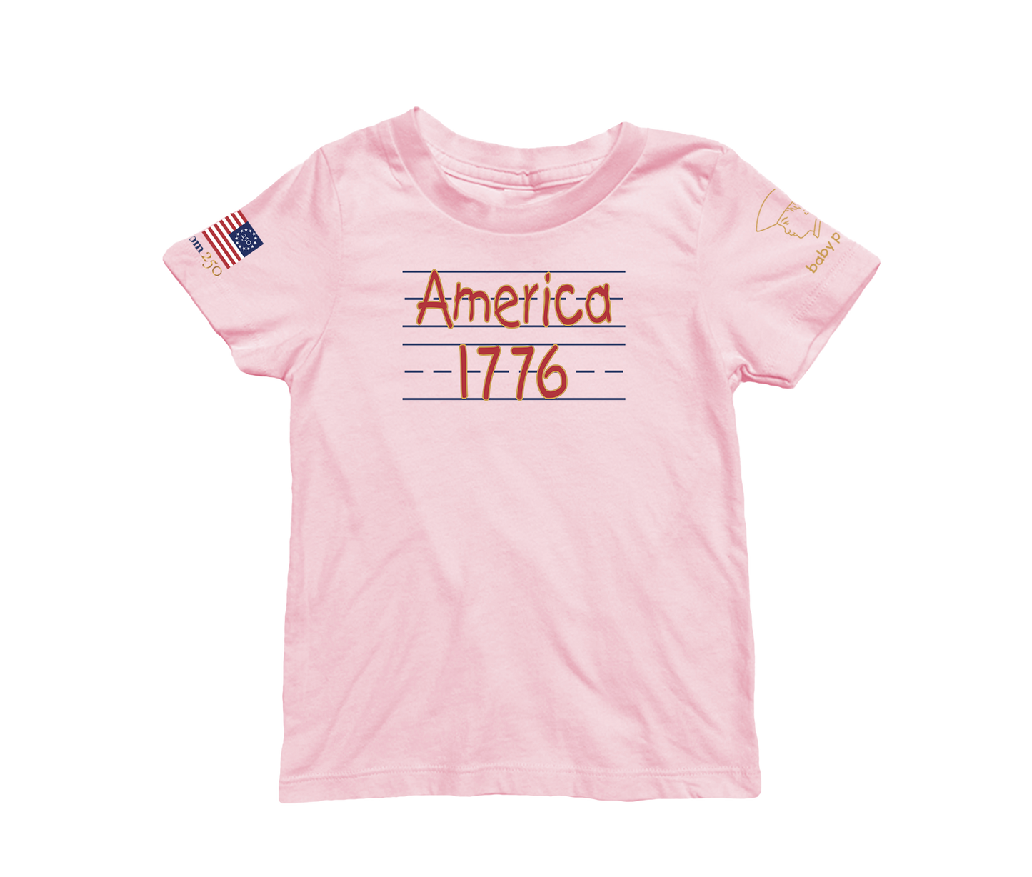 America 1776 Short Sleeve Toddler & Youth T-shirt