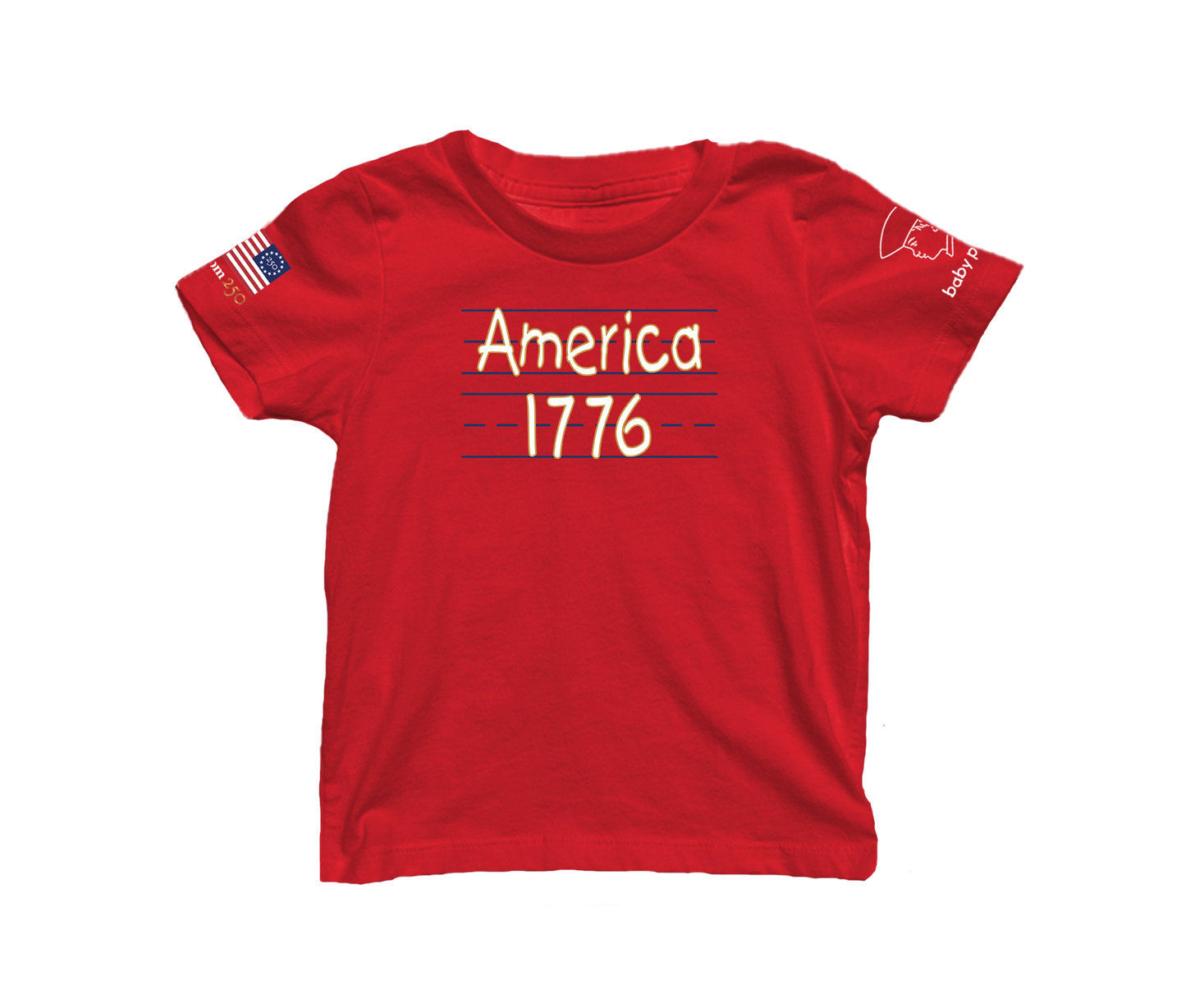 America 1776 Short Sleeve Toddler & Youth T-shirt