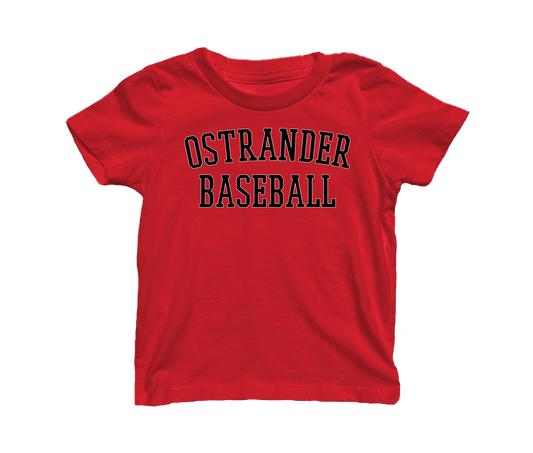 Ostrander Classic Baseball Toddler & Youth Short Sleeve T-shirt