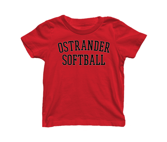 Ostrander Classic Softball Toddler & Youth Short Sleeve T-shirt