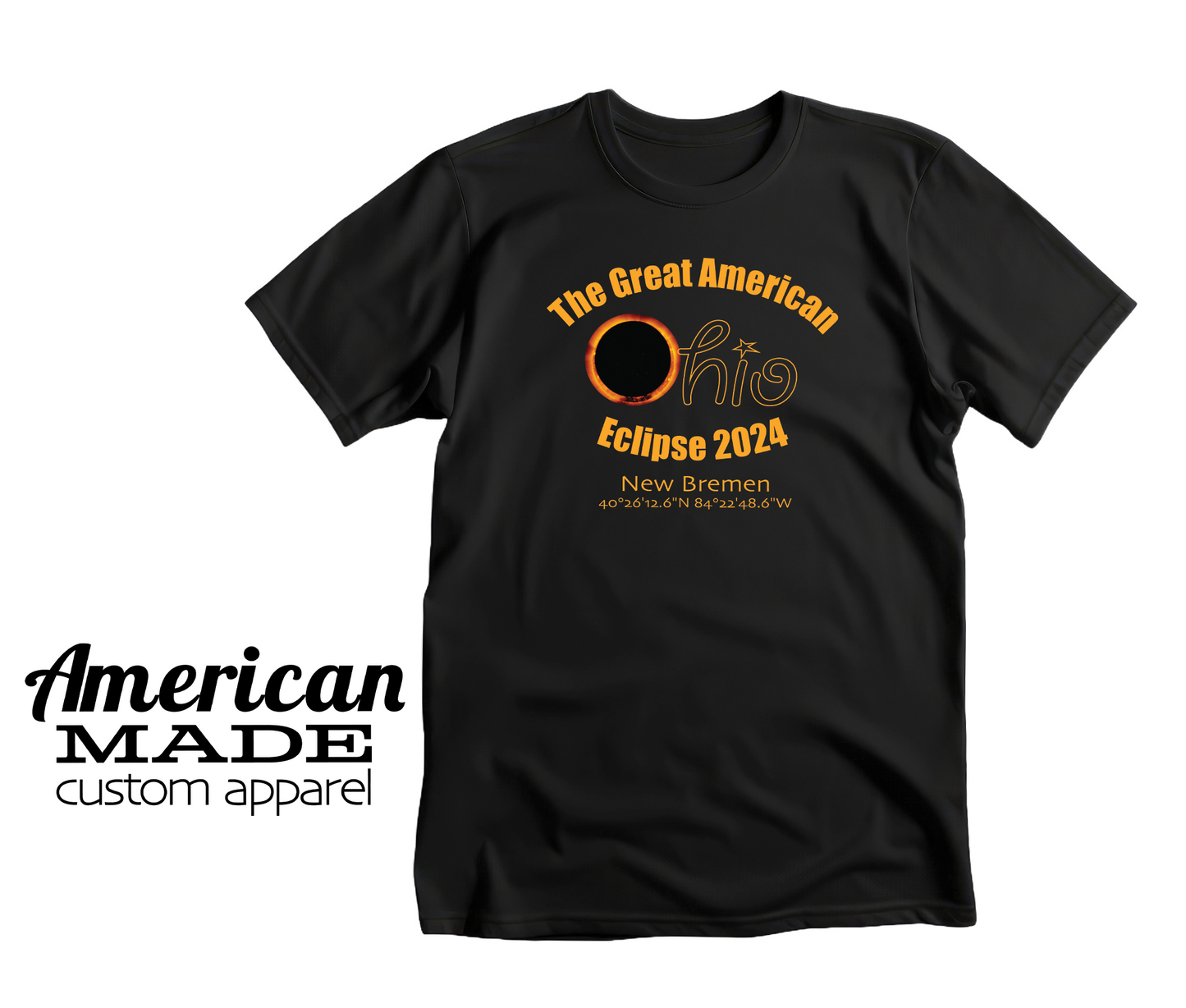 Eclipse 2024 *New Bremen* Unisex/Toddler/Youth T-shirt