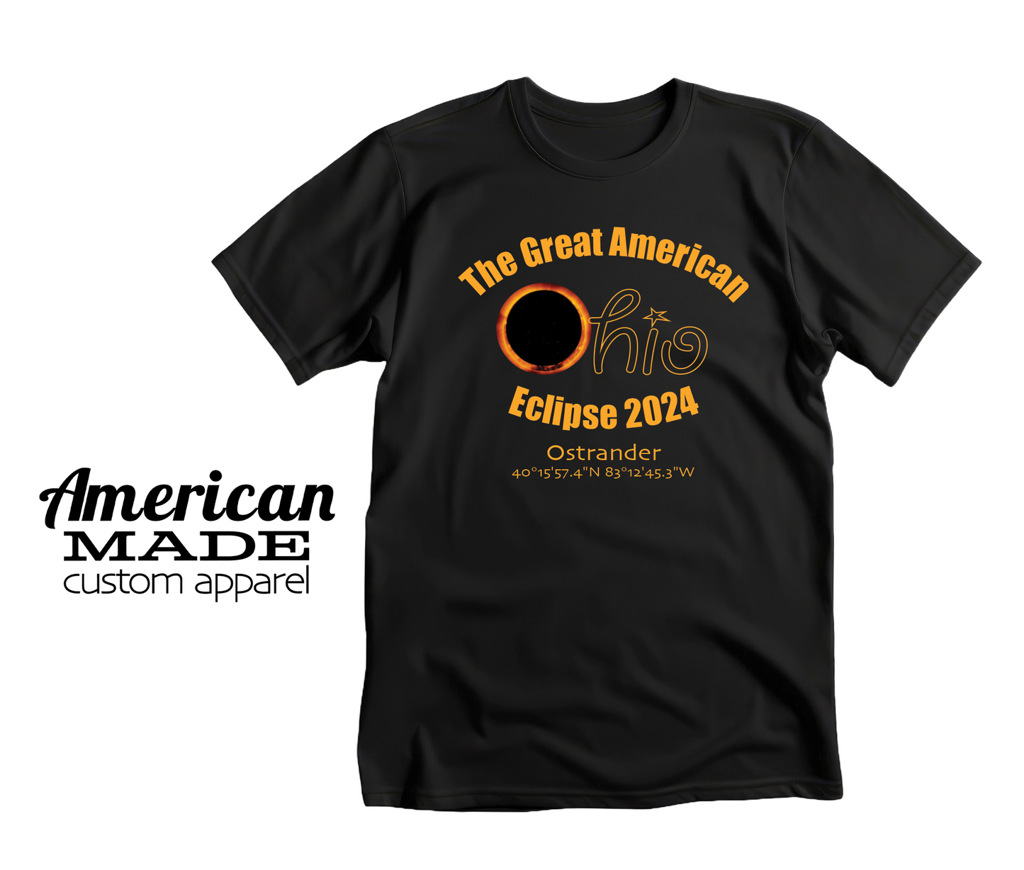 Eclipse 2024 *Ostrander* Unisex/Toddler/Youth T-shirt