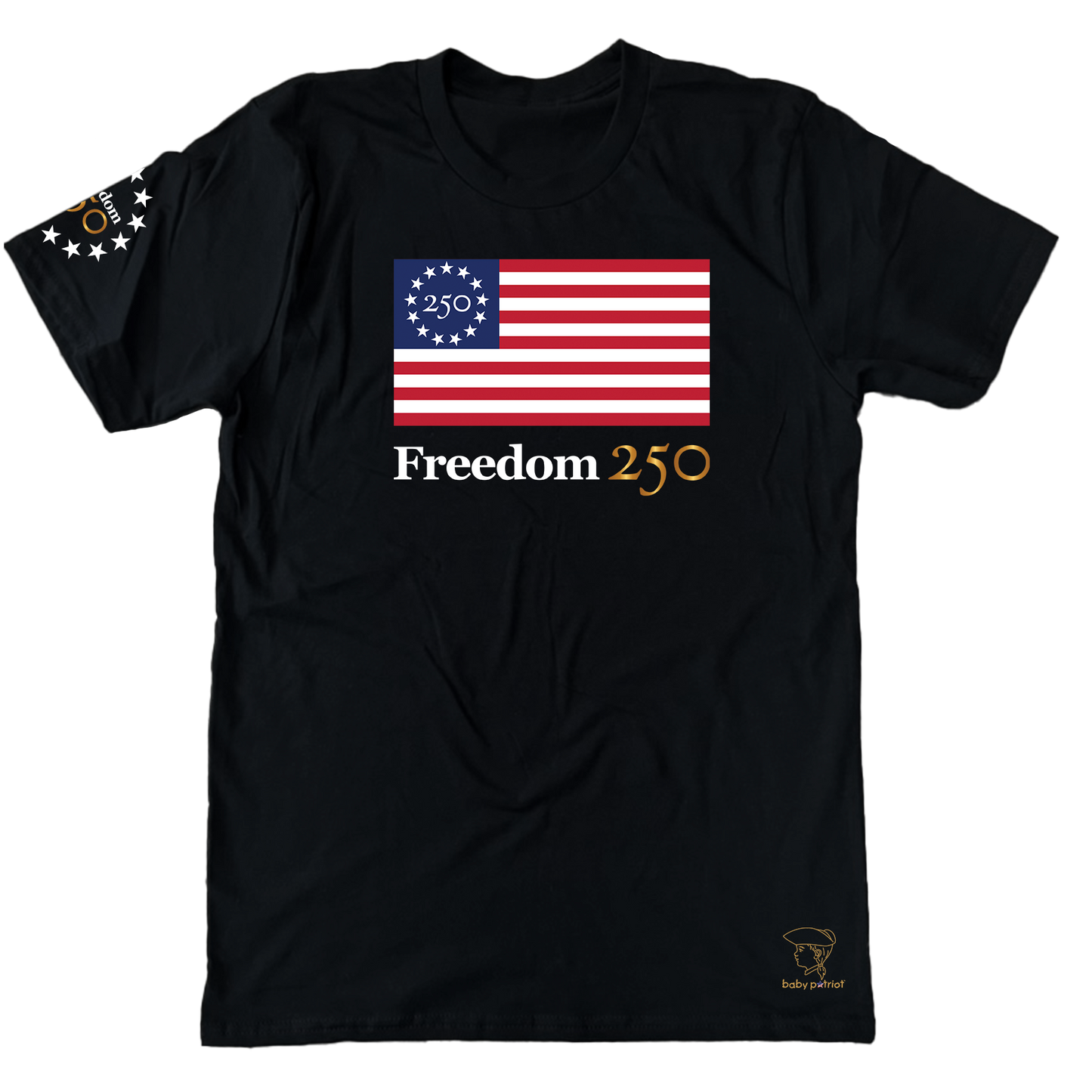 Freedom 250 Flag Short Sleeve Unisex T-shirt