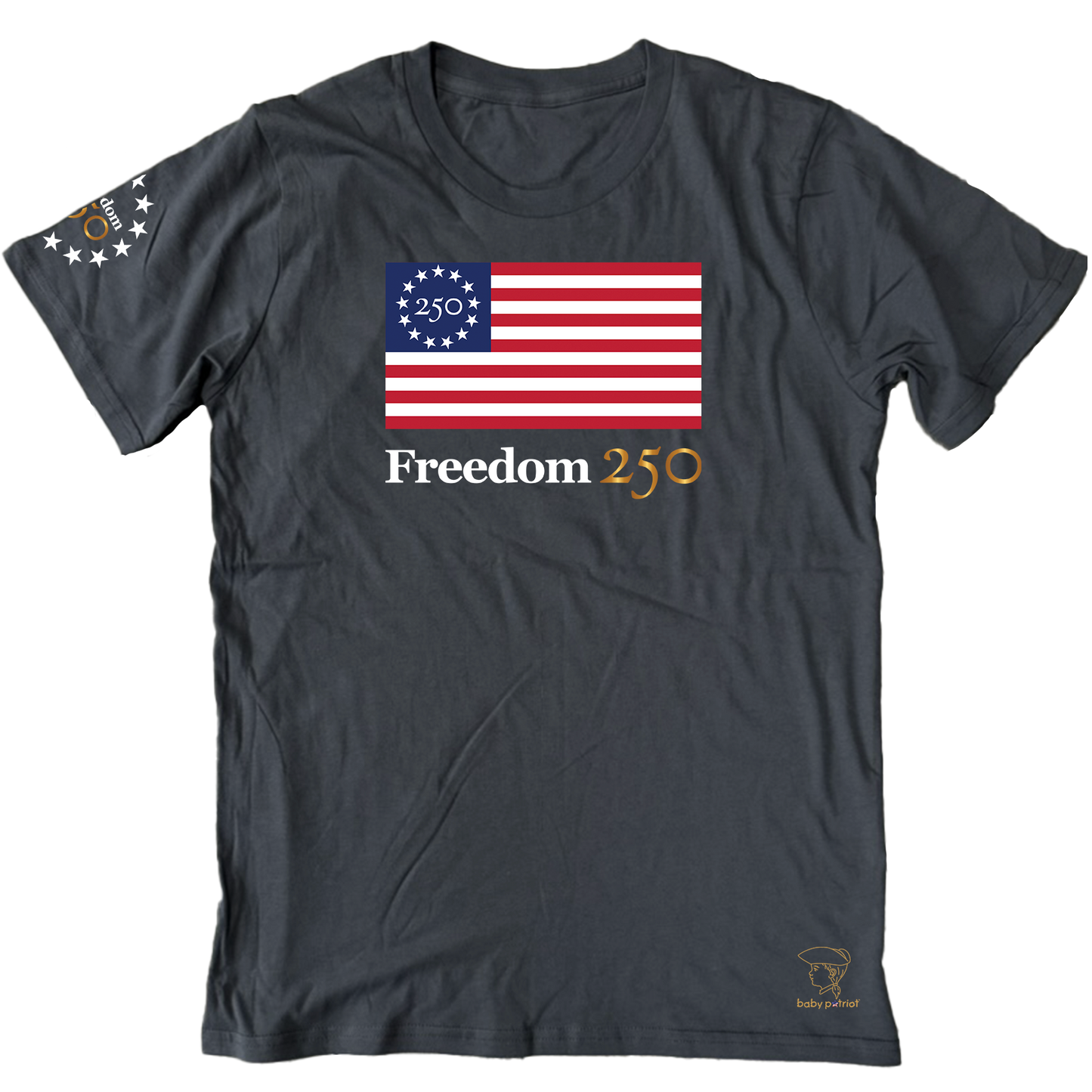 Freedom 250 Flag Short Sleeve Unisex T-shirt