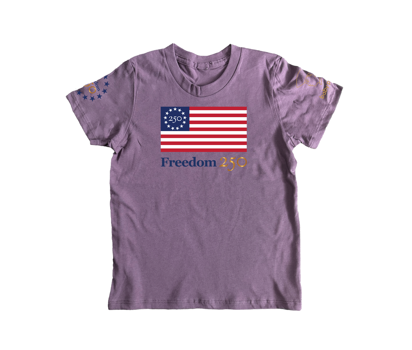 Freedom 250 Flag Short Sleeve Toddler & Youth T-shirt