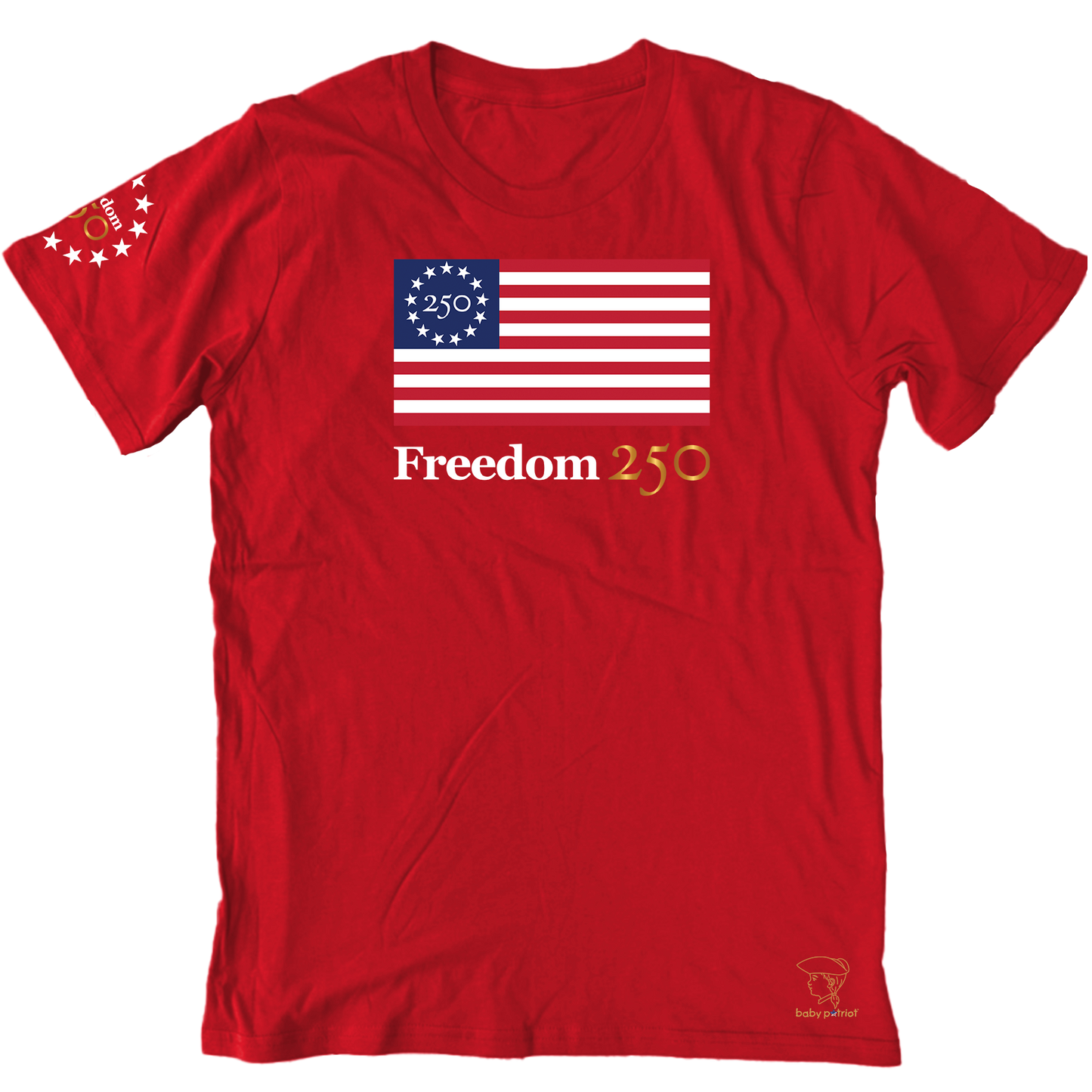 Freedom 250 Flag Short Sleeve Unisex T-shirt