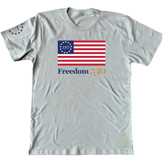 Freedom 250 Flag Short Sleeve Unisex T-shirt