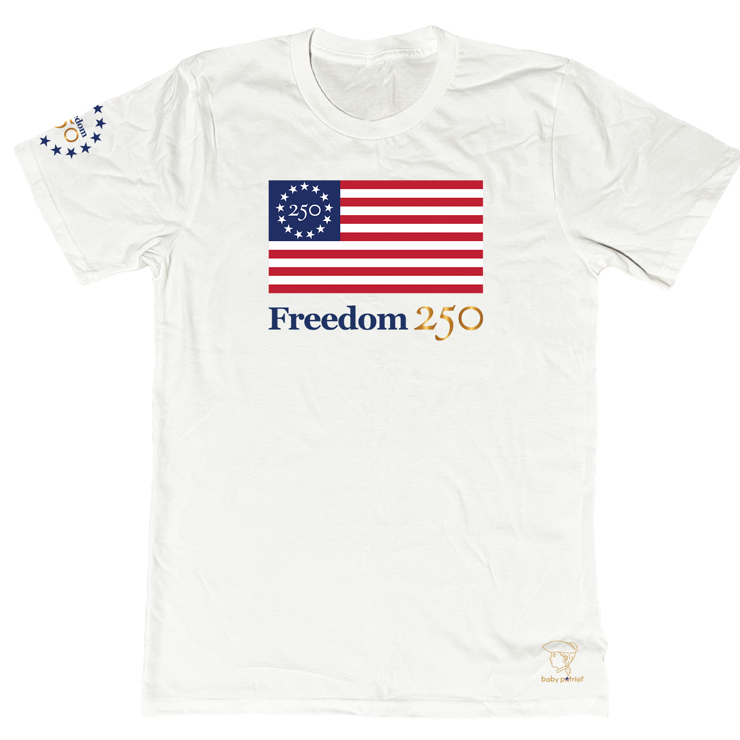 Freedom 250 Flag Short Sleeve Unisex T-shirt