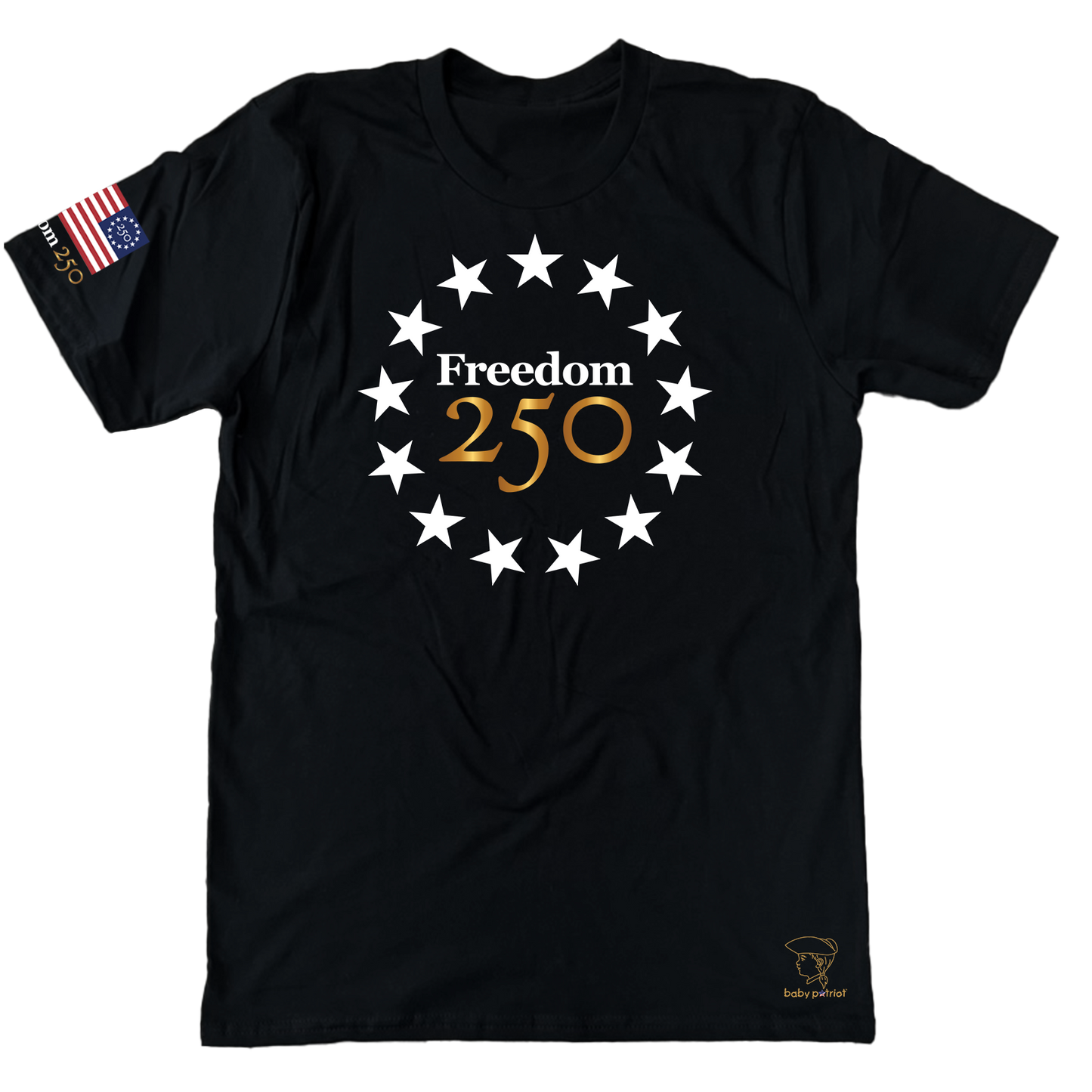 Freedom 250 Stars Short Sleeve Unisex T-shirt