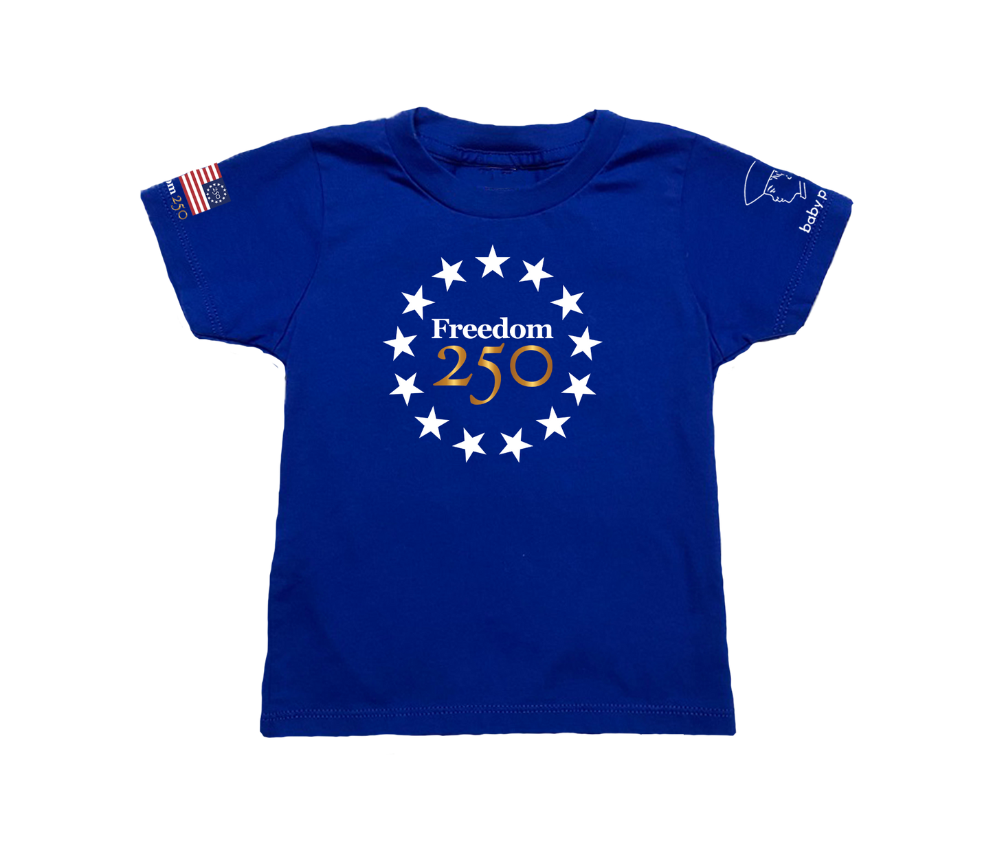 Freedom 250 Stars Short Sleeve Toddler & Youth T-shirt
