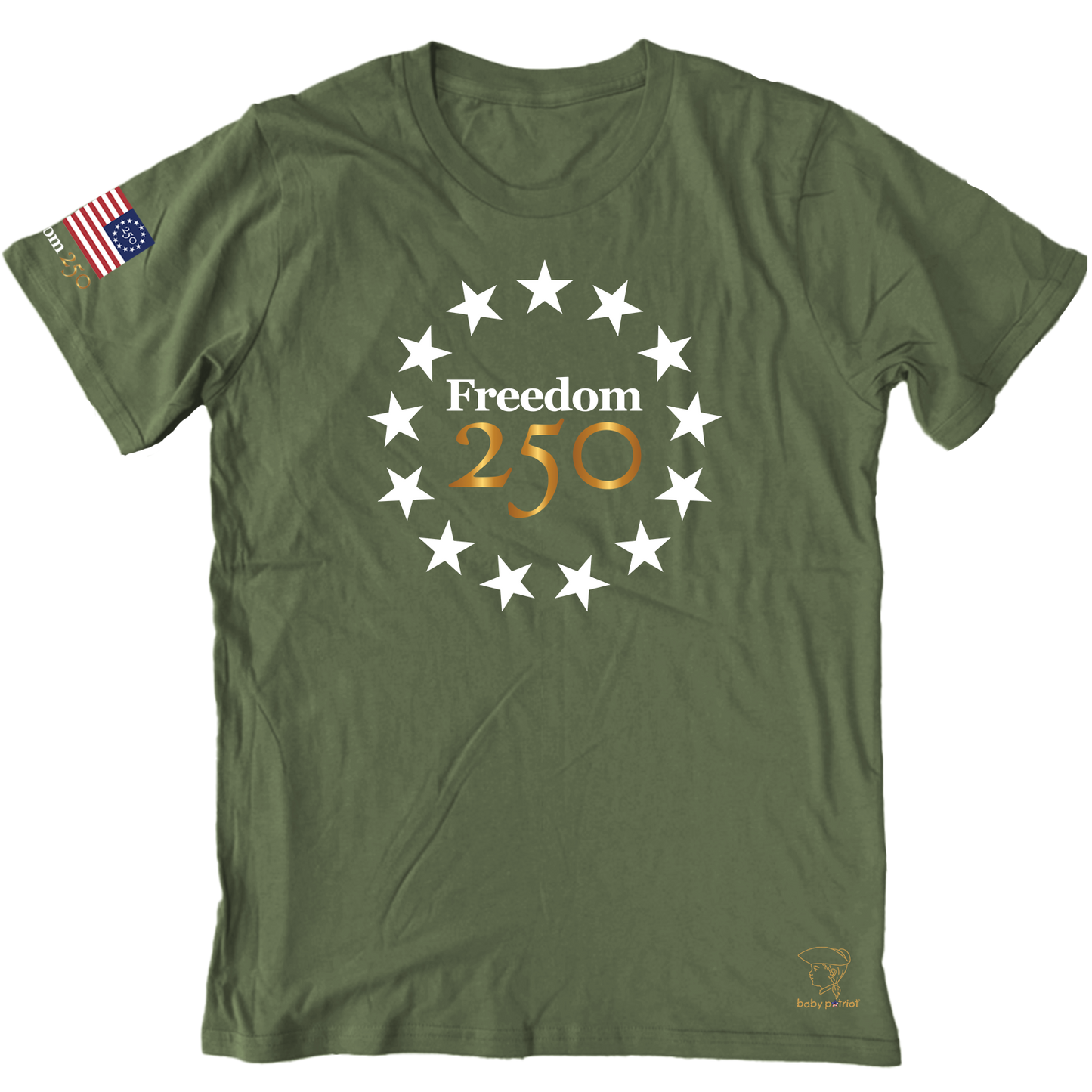 Freedom 250 Stars Short Sleeve Unisex T-shirt