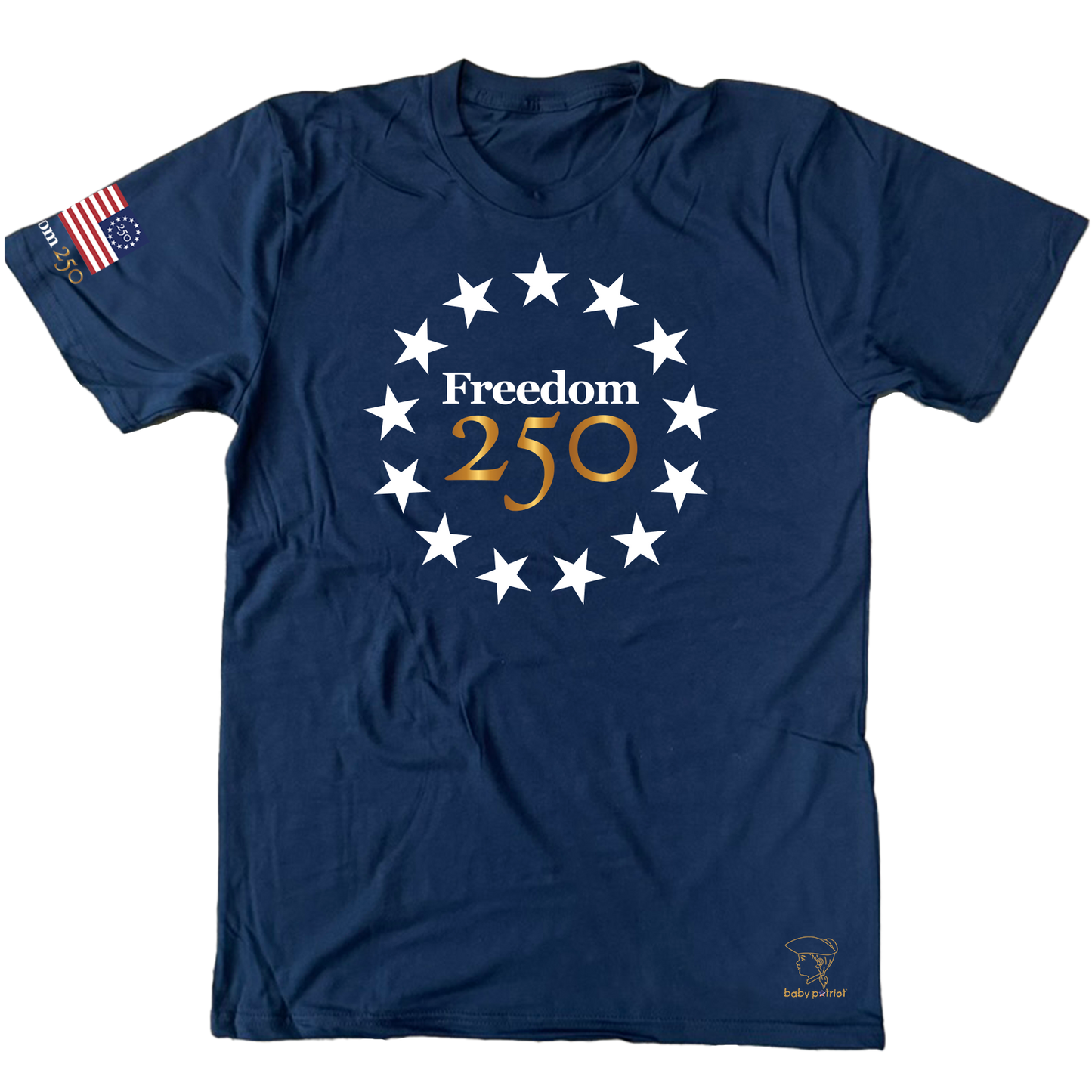 Freedom 250 Stars Short Sleeve Unisex T-shirt