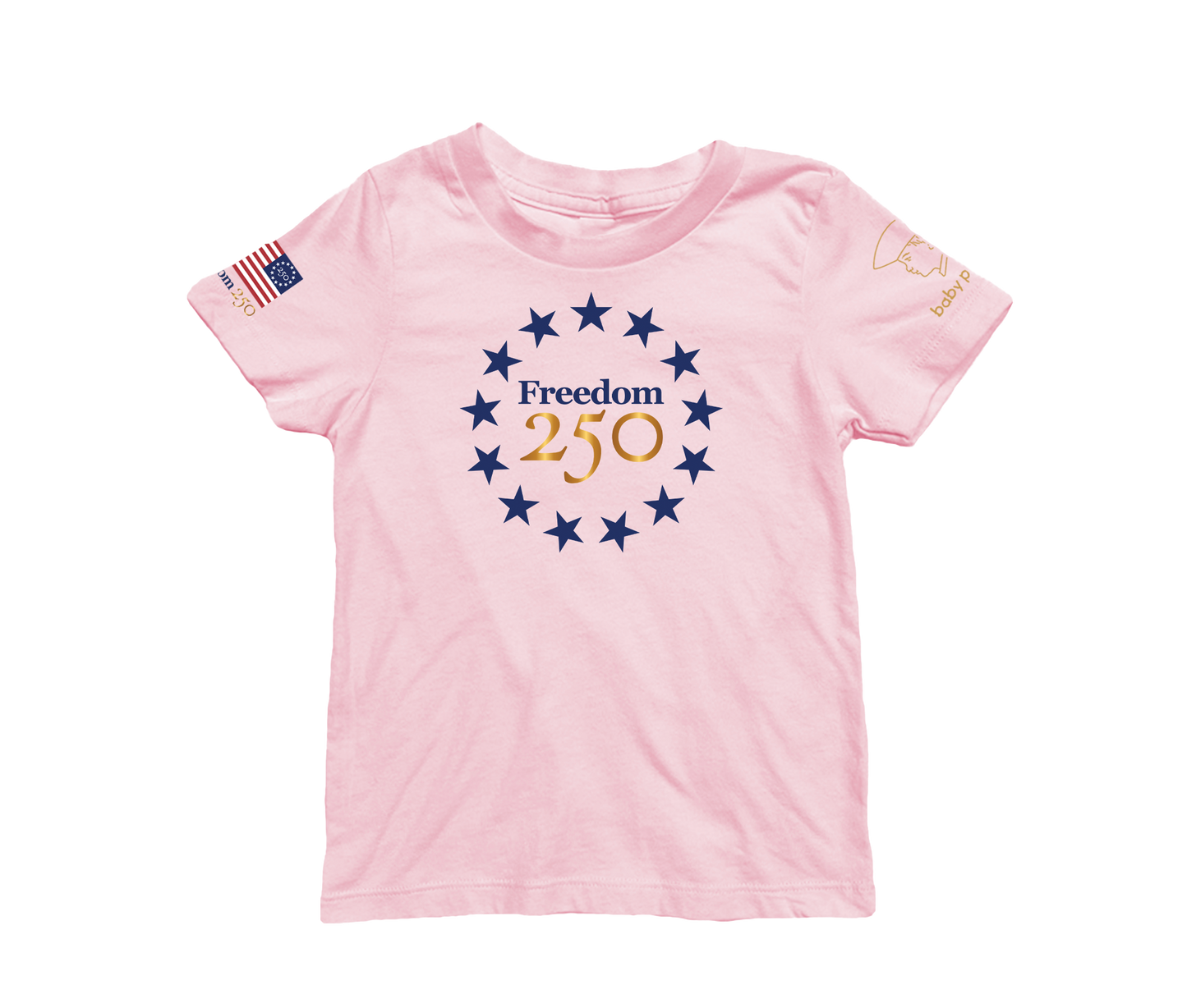 Freedom 250 Stars Short Sleeve Toddler & Youth T-shirt