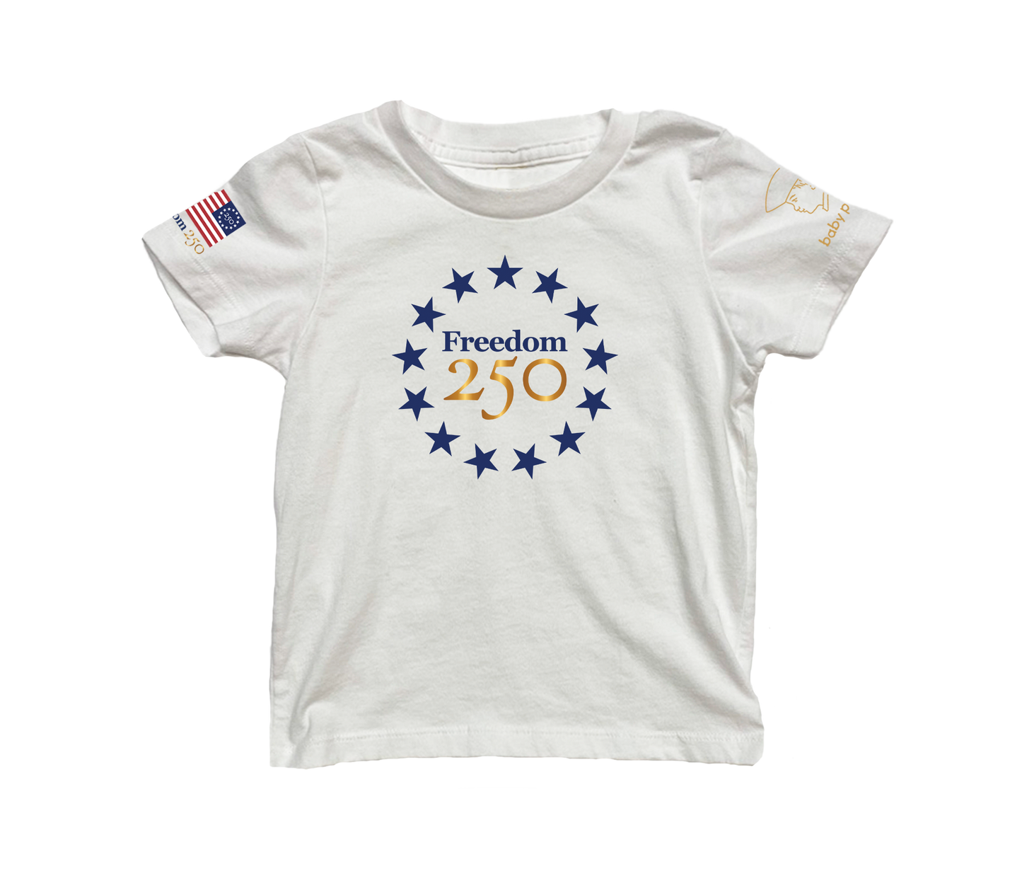Freedom 250 Stars Short Sleeve Toddler & Youth T-shirt