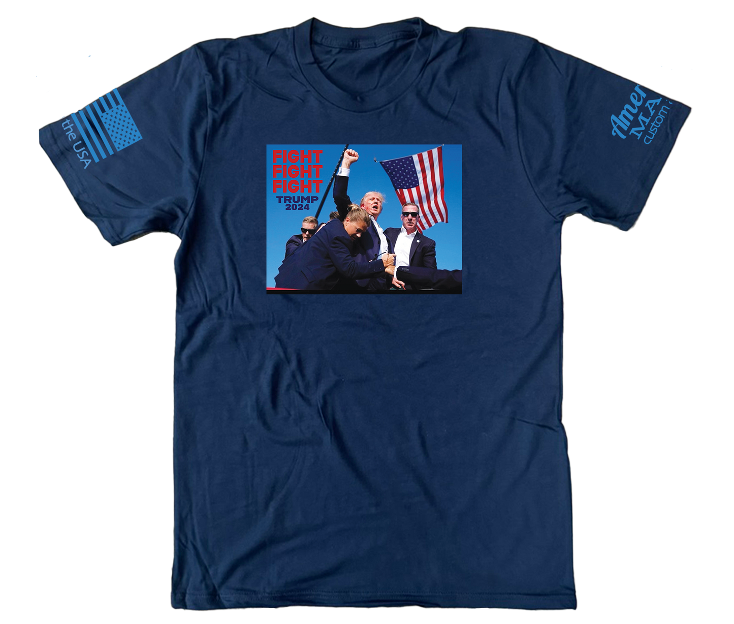 Fight Fight Fight Trump 2024 Short Sleeve T-shirt