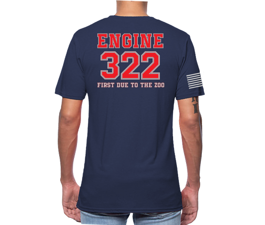 LTFD Engine 322 Short Sleeve Unisex T-shirt