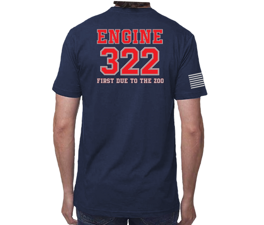 LTFD Engine 322 Unisex Athletic T-shirt