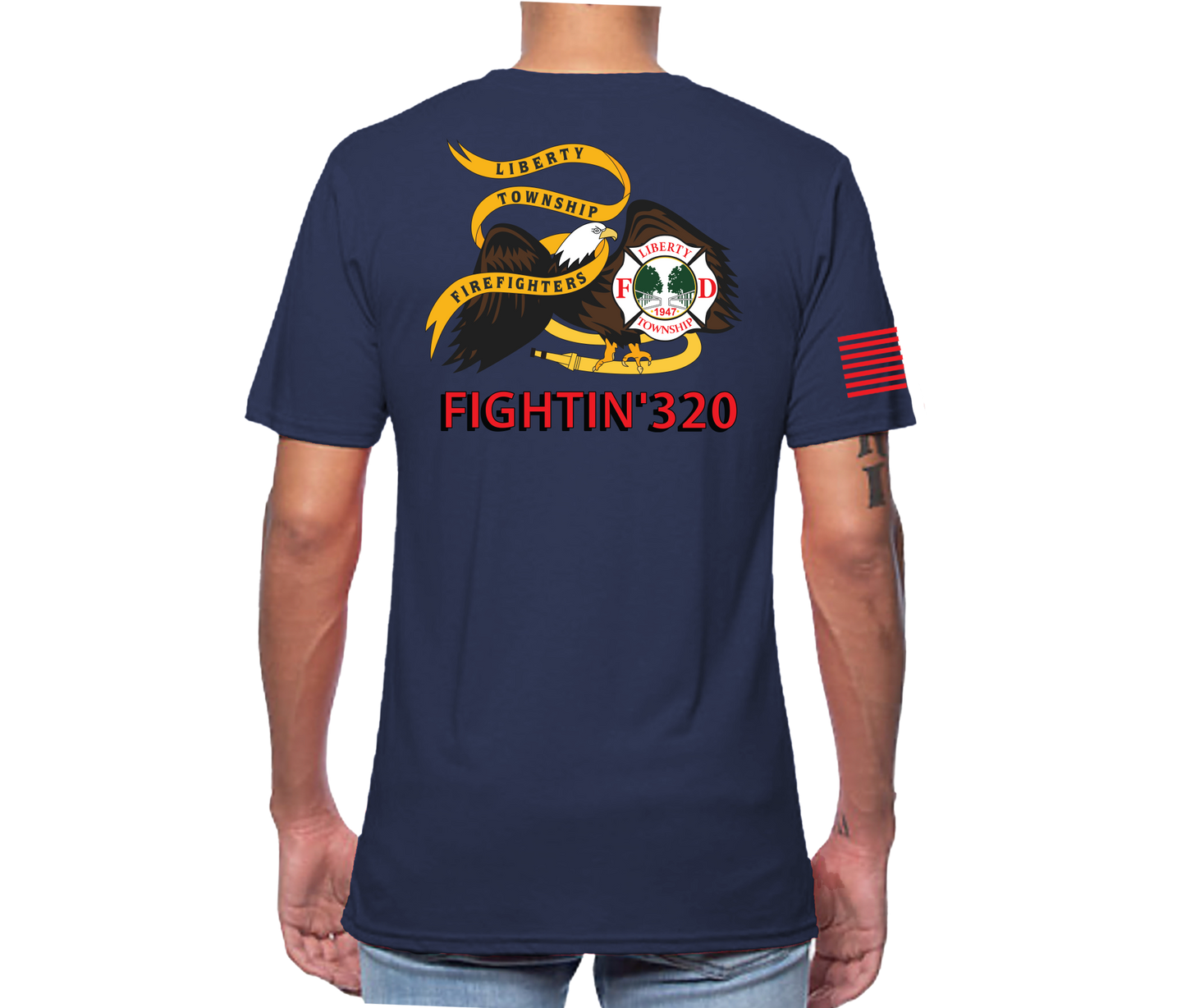 Liberty Fightin' 320 Short Sleeve Unisex T-shirt
