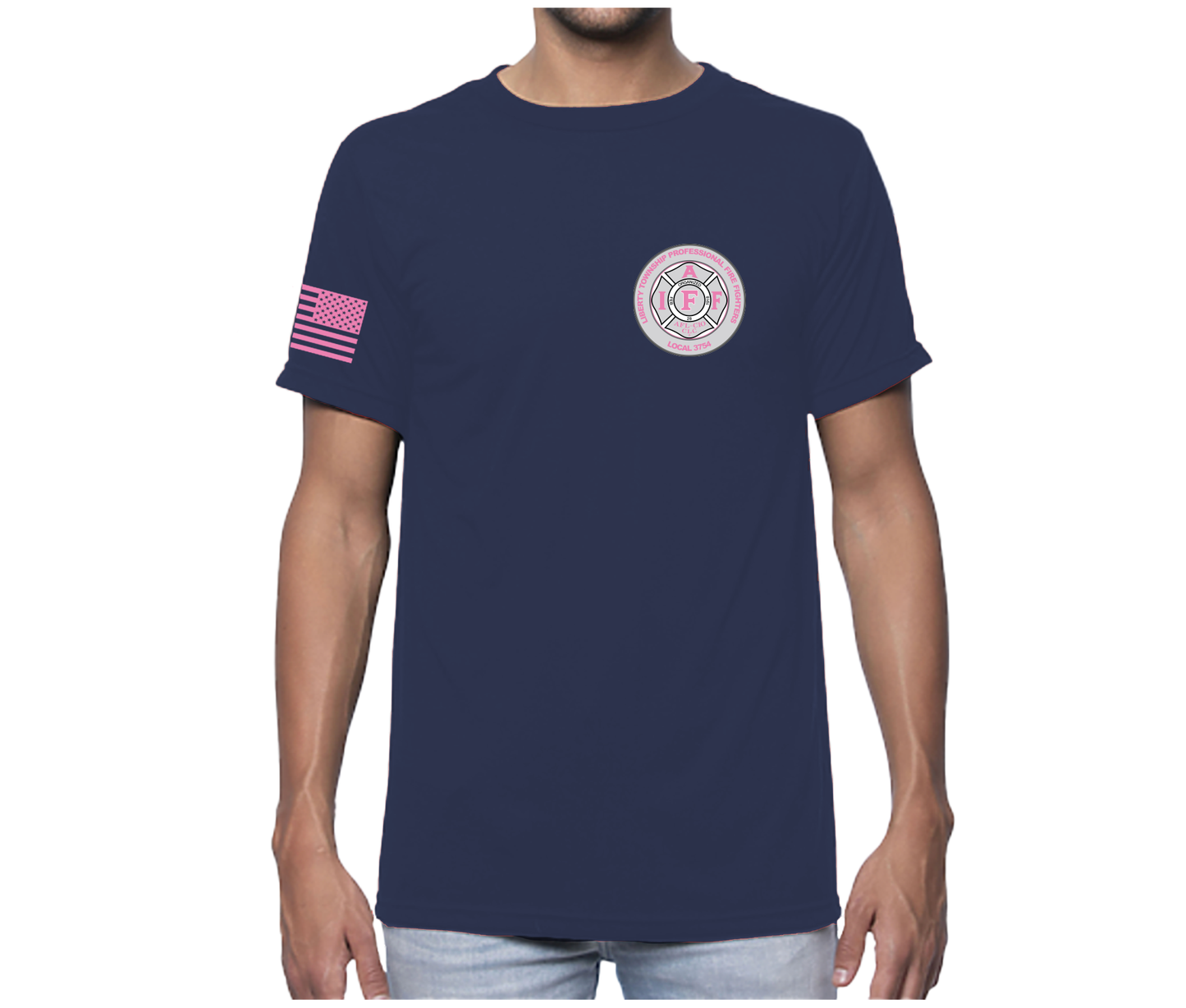 Liberty PINK FIghtin' 320 Unisex Athletic T-shirt