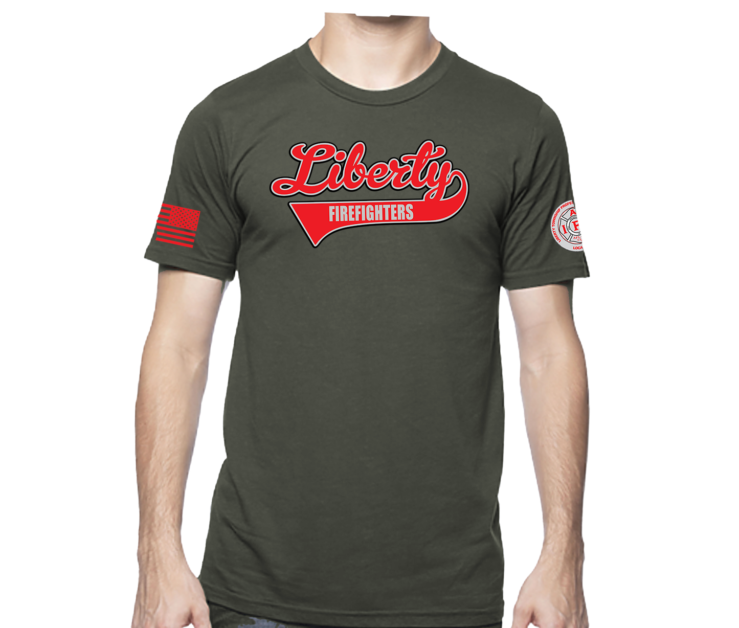 Liberty Softball Script 2025 Unisex Athletic T-shirt