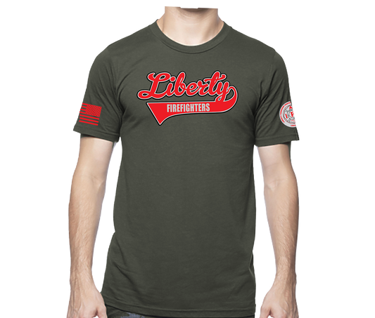 Liberty Softball Script 2025 Unisex Athletic T-shirt