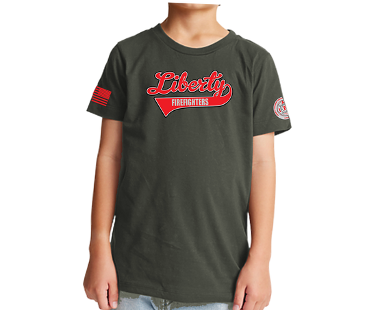 Liberty Softball Script 2025 Infant, Toddler & Youth Short Sleeve T-shirt