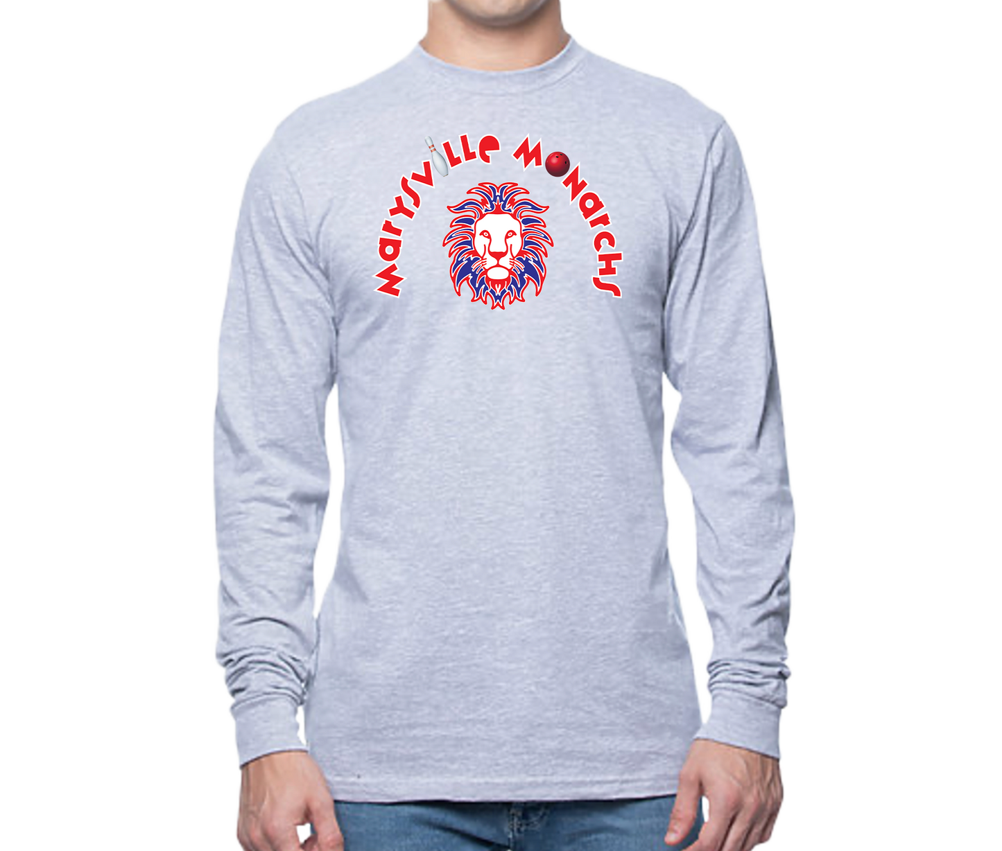 Marysville Bowling Long Sleeve Unisex T-shirt