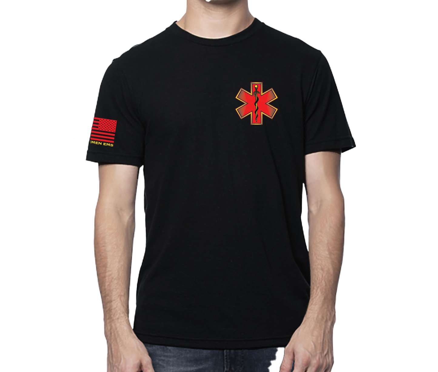 New Bremen EMS Unisex Athletic T-shirt Black