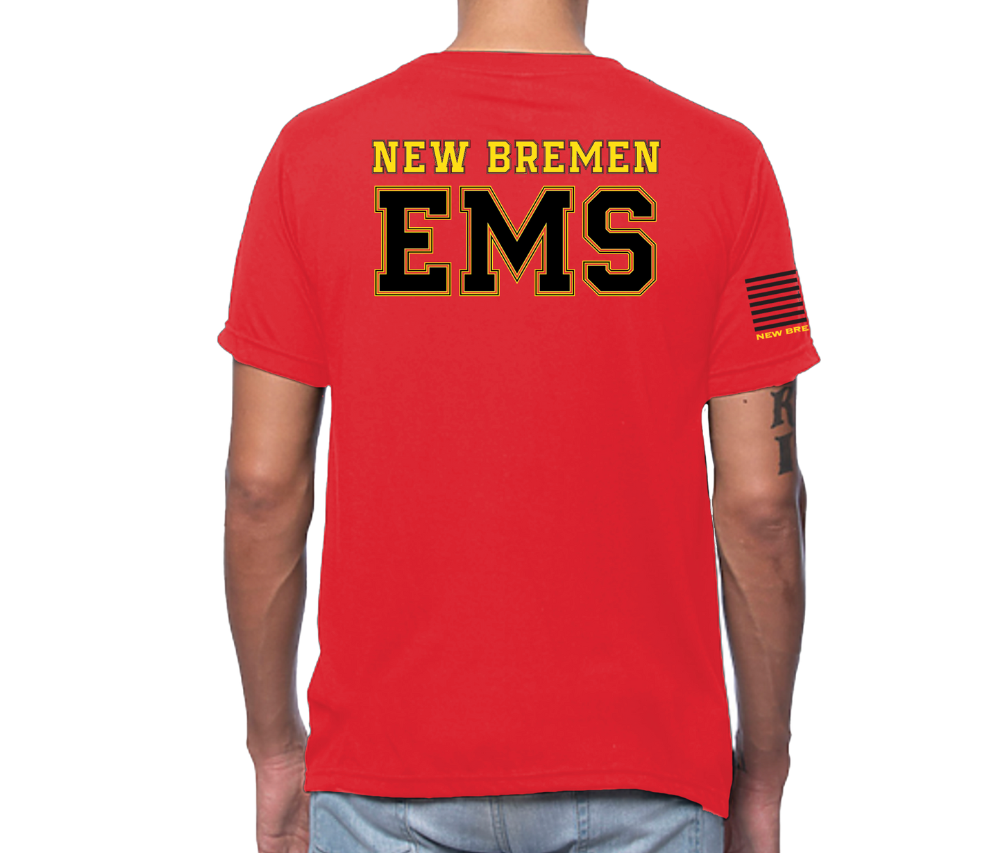 New Bremen EMS Unisex Athletic T-shirt Red