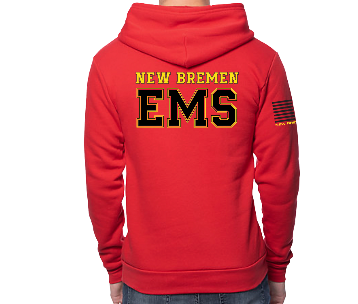 New Bremen EMS Unisex Hoodie Red